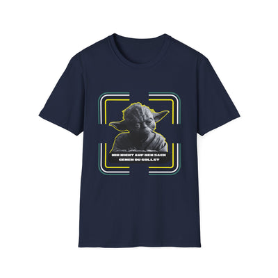 Yoda-Inspired Unisex T-Shirt - 'MIR NICHT AUF DEN... GEHEN DU SOLLST'