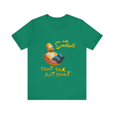 The Simpsons Donut Lover Tee - Funny Graphic T-Shirt -unisex