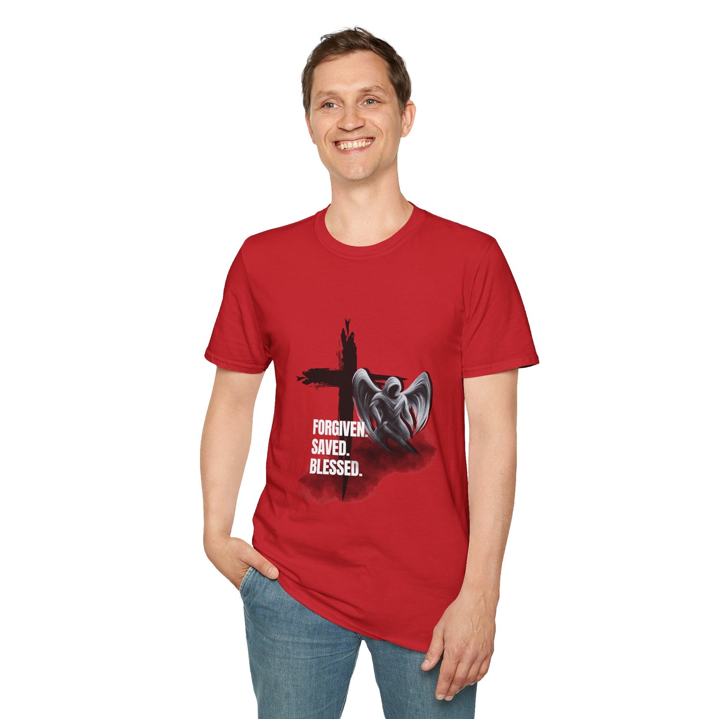 Blessed Faith Unisex Softstyle T-Shirt  Jesus