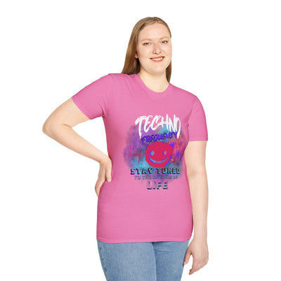 Techno Vibe Unisex T-Shirt | Stay Tuned to the Rhythum of Life