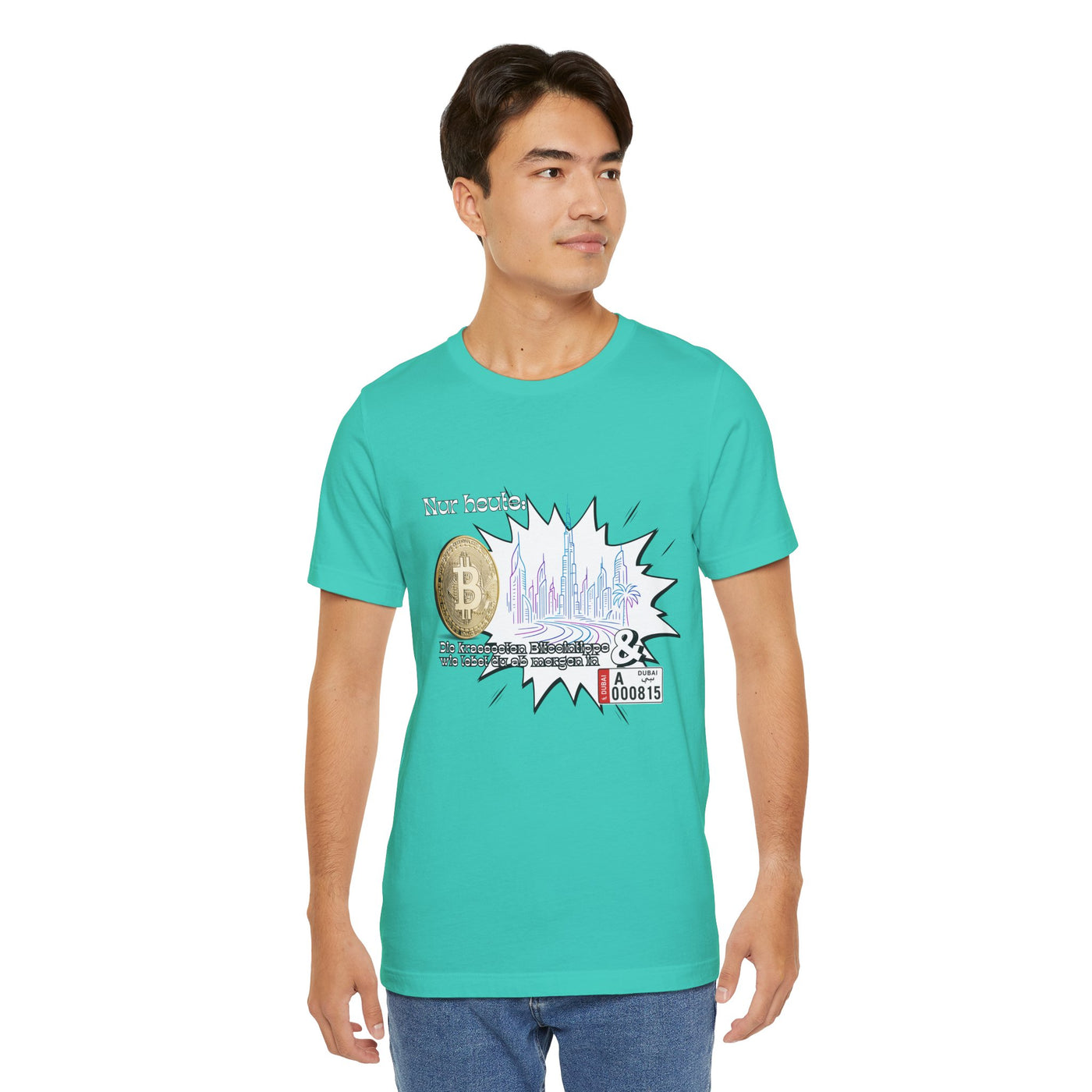 Bitcoins Dubai - Rosarote Welt - lass dich nicht verarschen T - Shirt