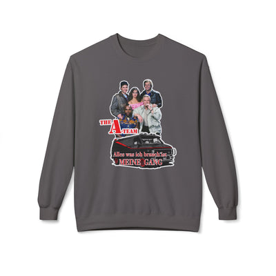 Unisex A-Team Fleece Crewneck Sweatshirt - Retro TV Show Inspired Apparel