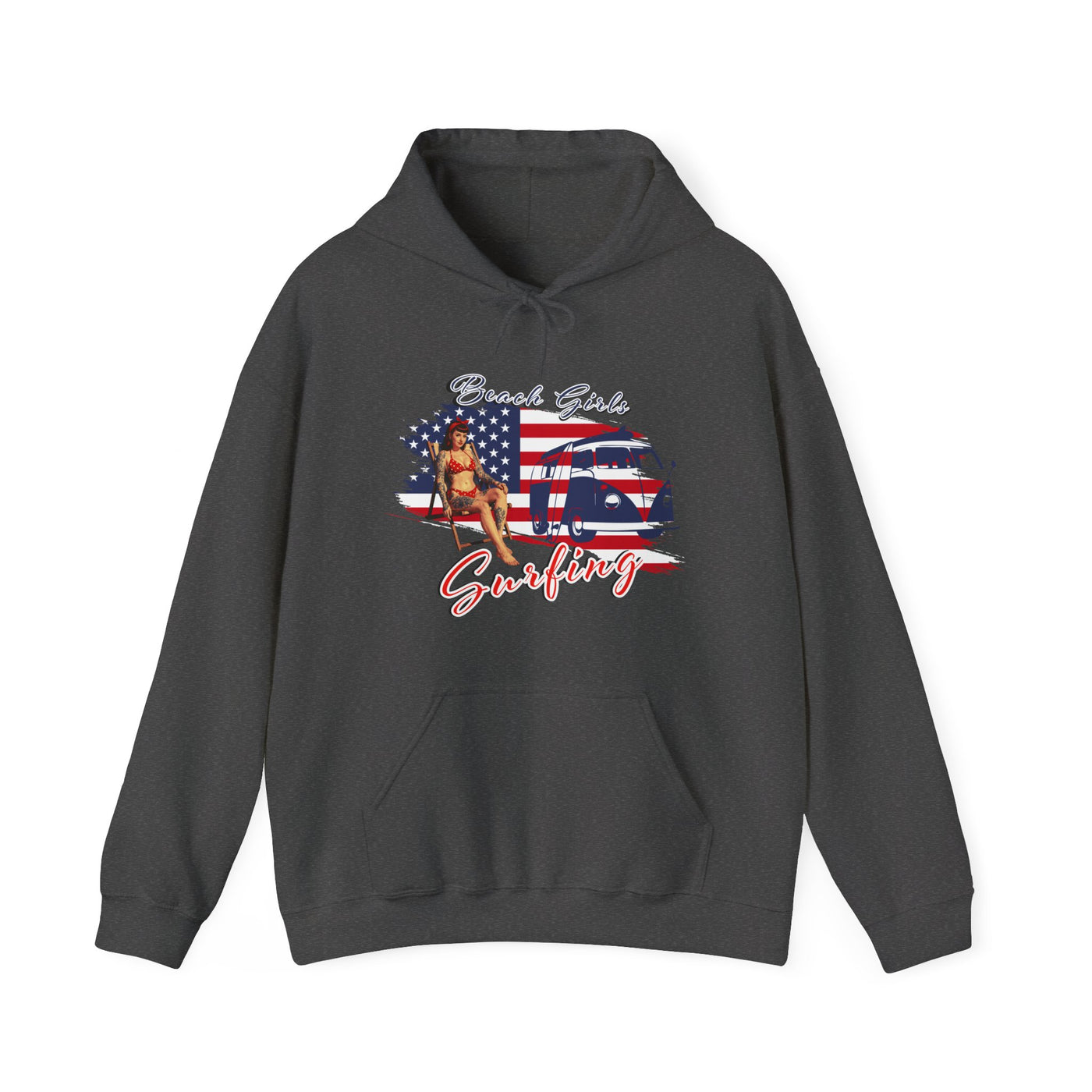 Beach Girls Surfing USA Hoodie