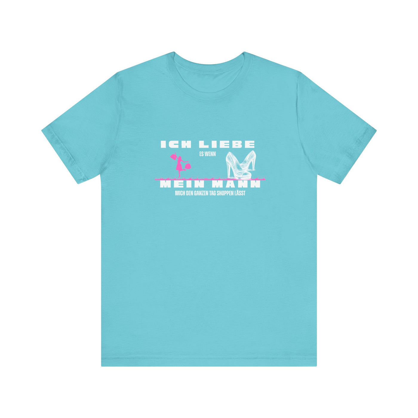 Ich liebe mein Mann "Shopping" Unisex Jersey Short Sleeve Tee