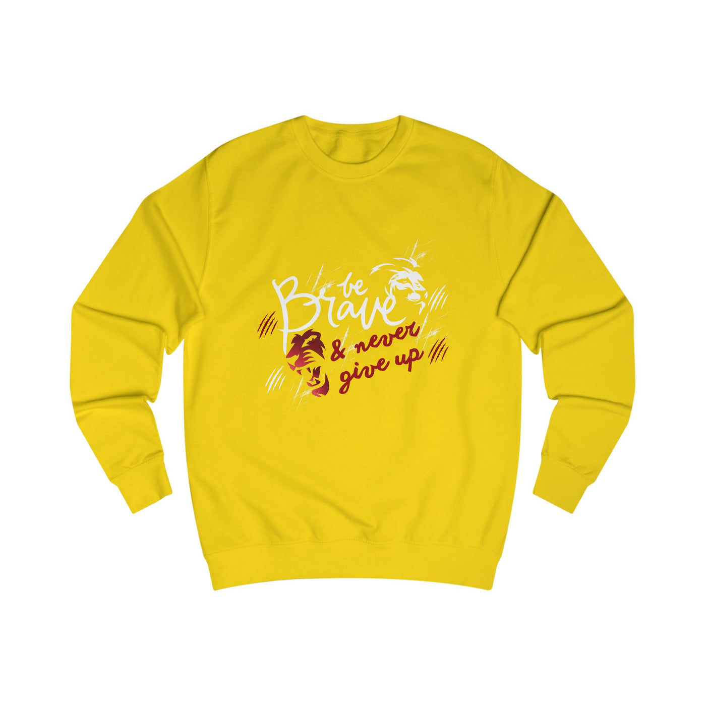 Brave &amp; Never Give Up Sweatshirt
