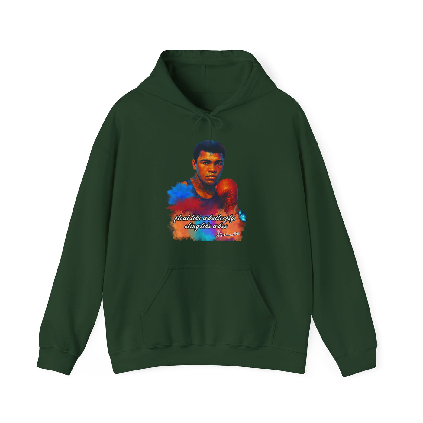 Inspirational Muhammad Ali Hoodie - Unisex Float like a butterfly and sting like a bee