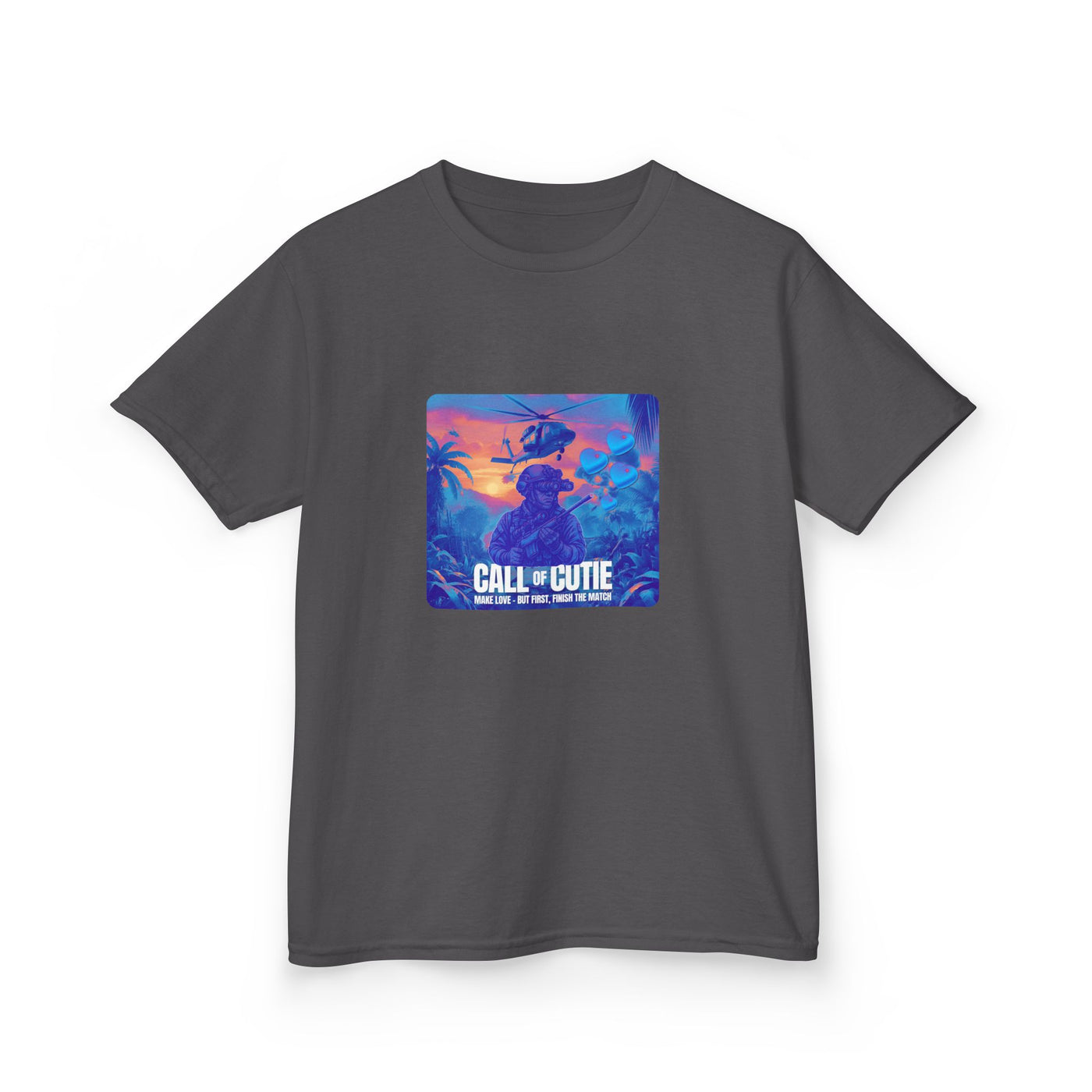 Call of Cutie Unisex Oversized Boxy Tee - Chill Vibes for Game Lovers for Teens