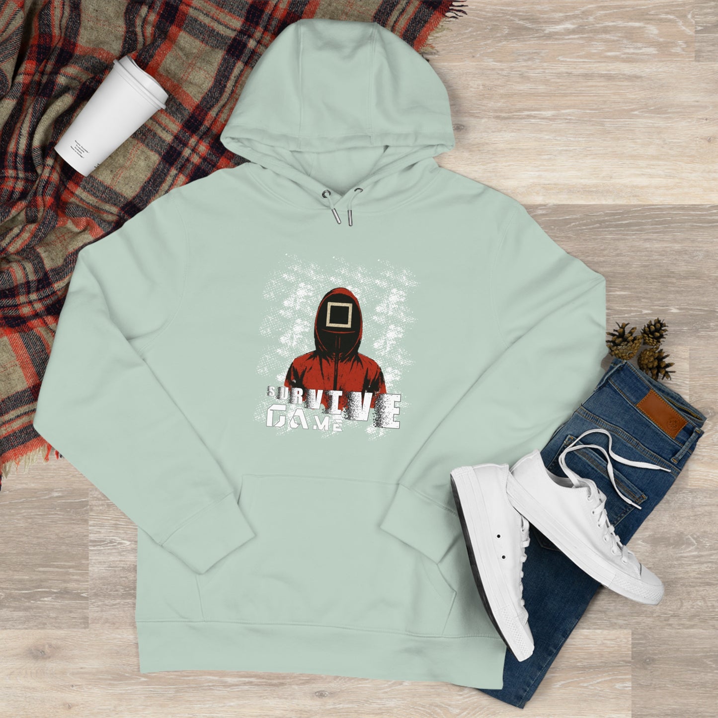 Squid game Hoodie - survive game 