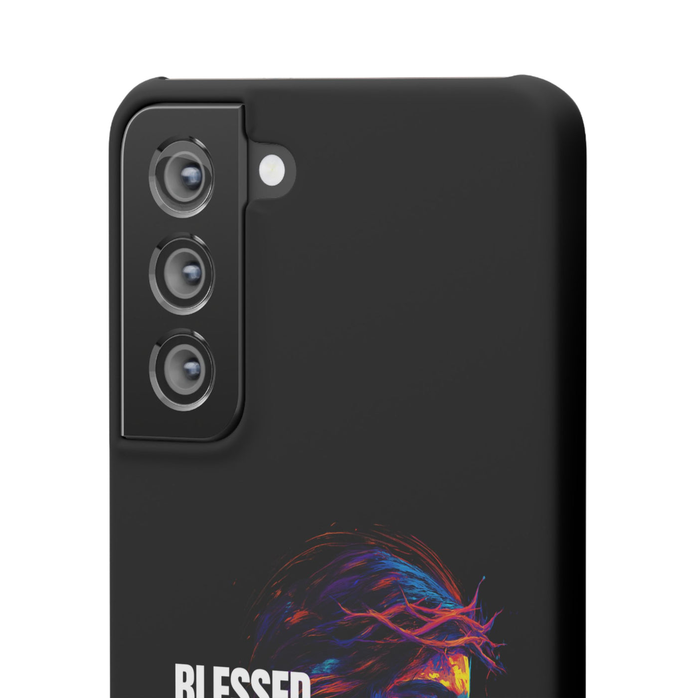 Blessed Saved loved - Snap Case - Jesus