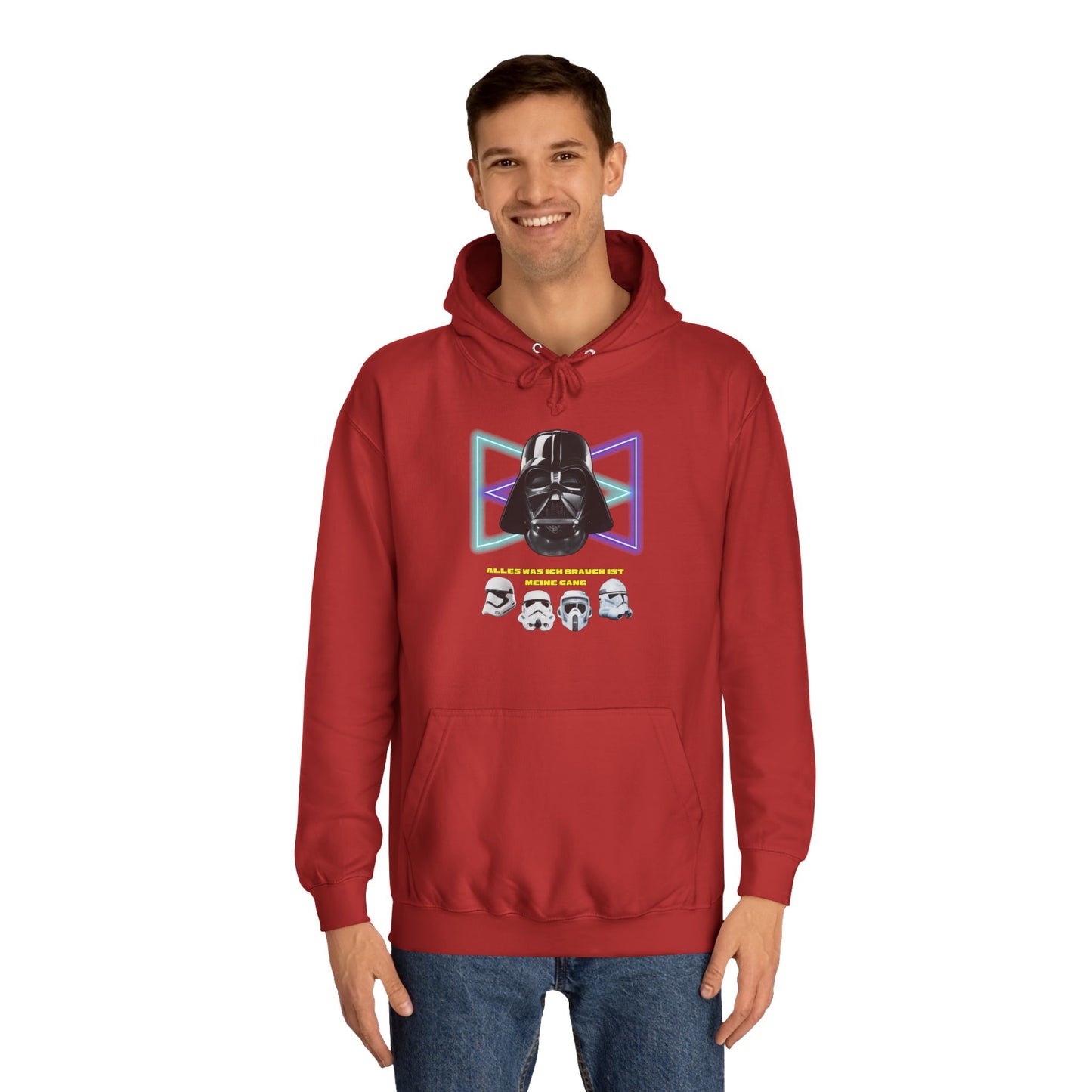 Star Wars unisex Hoodie - Darth Vader   - Alles was ich brauch ist meine Gang - beidseitig bedruckt