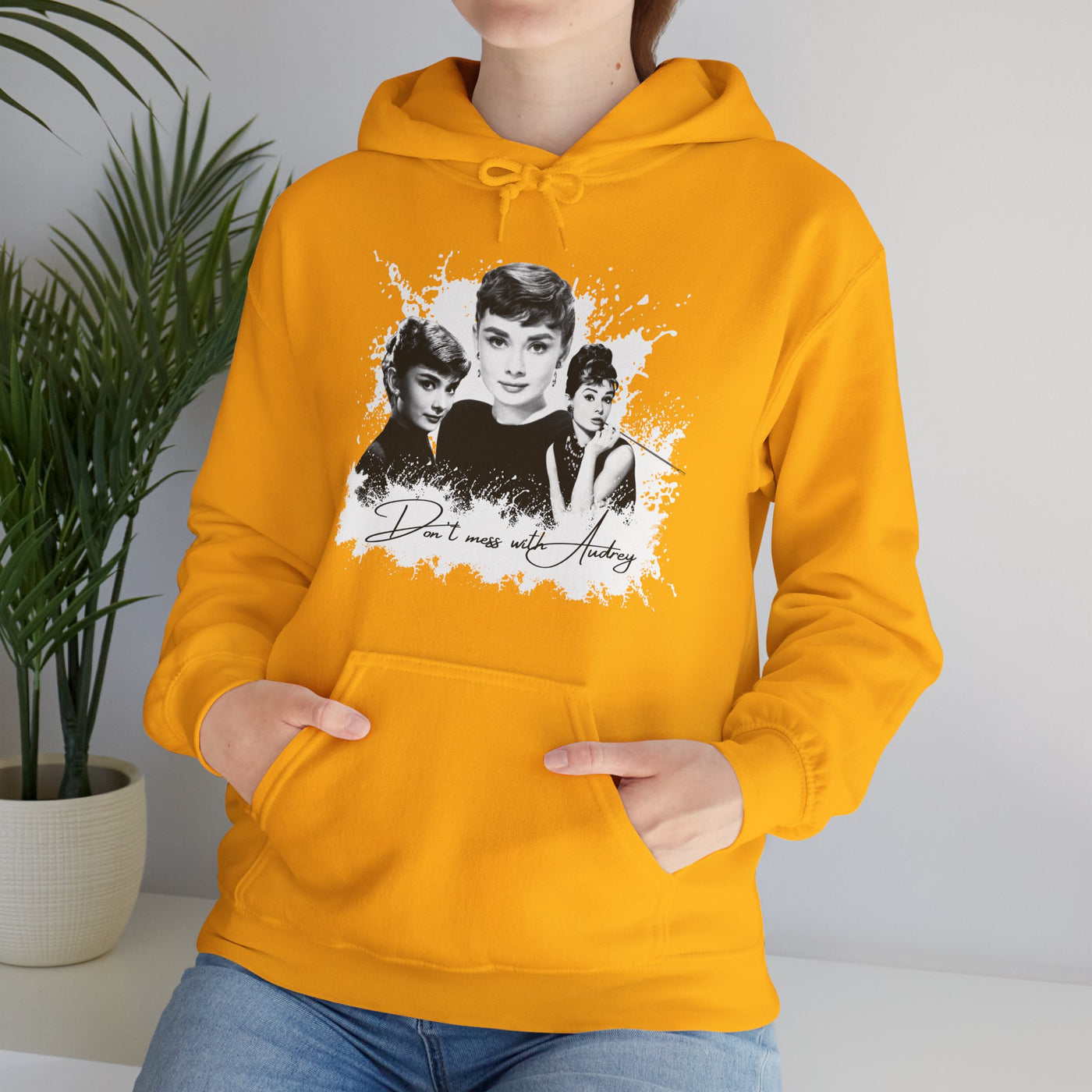 Retro Audrey Hepburn Hoodie - Classic Style