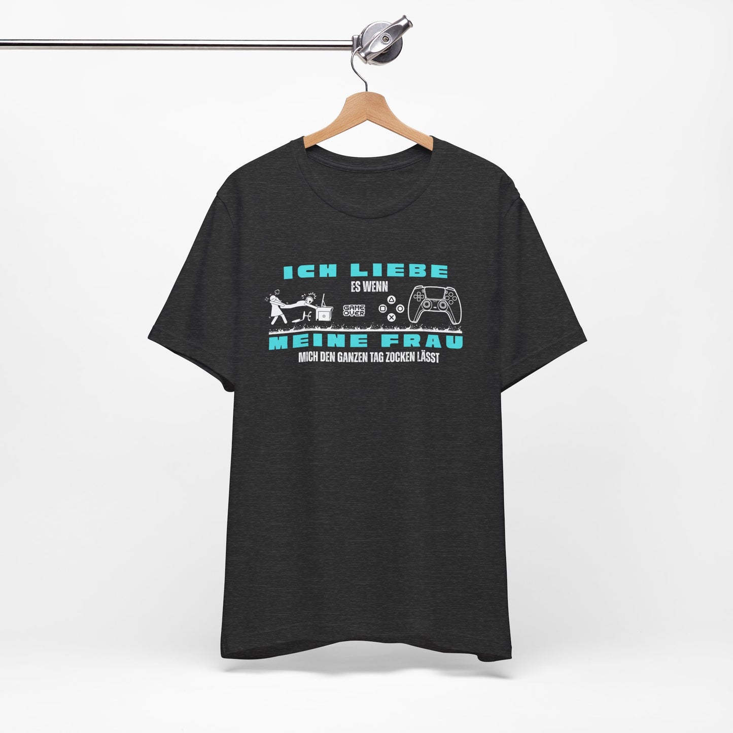 Ich Liebe Meine Frau T-Shirt - Unisex Jersey Tee for Gamers