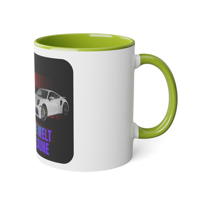 KITT and Porsche Die Laune Mug, KITT Mug, Porsche Mug, Tasse