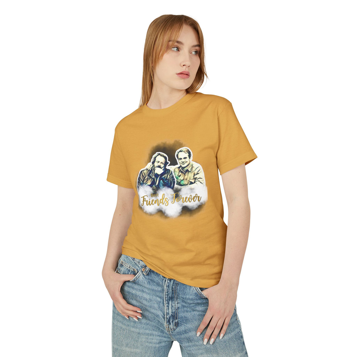 Friends Forever Bud Spencer Terence Hill Graphic Tee - Unisex Heavyweight Cotton T-Shirt