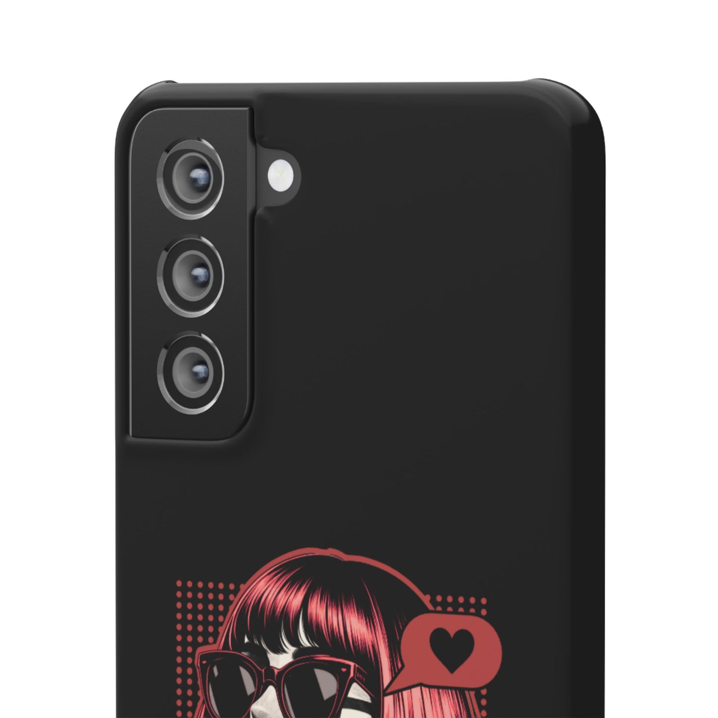 Retro Girl Snap Case Handyhülle