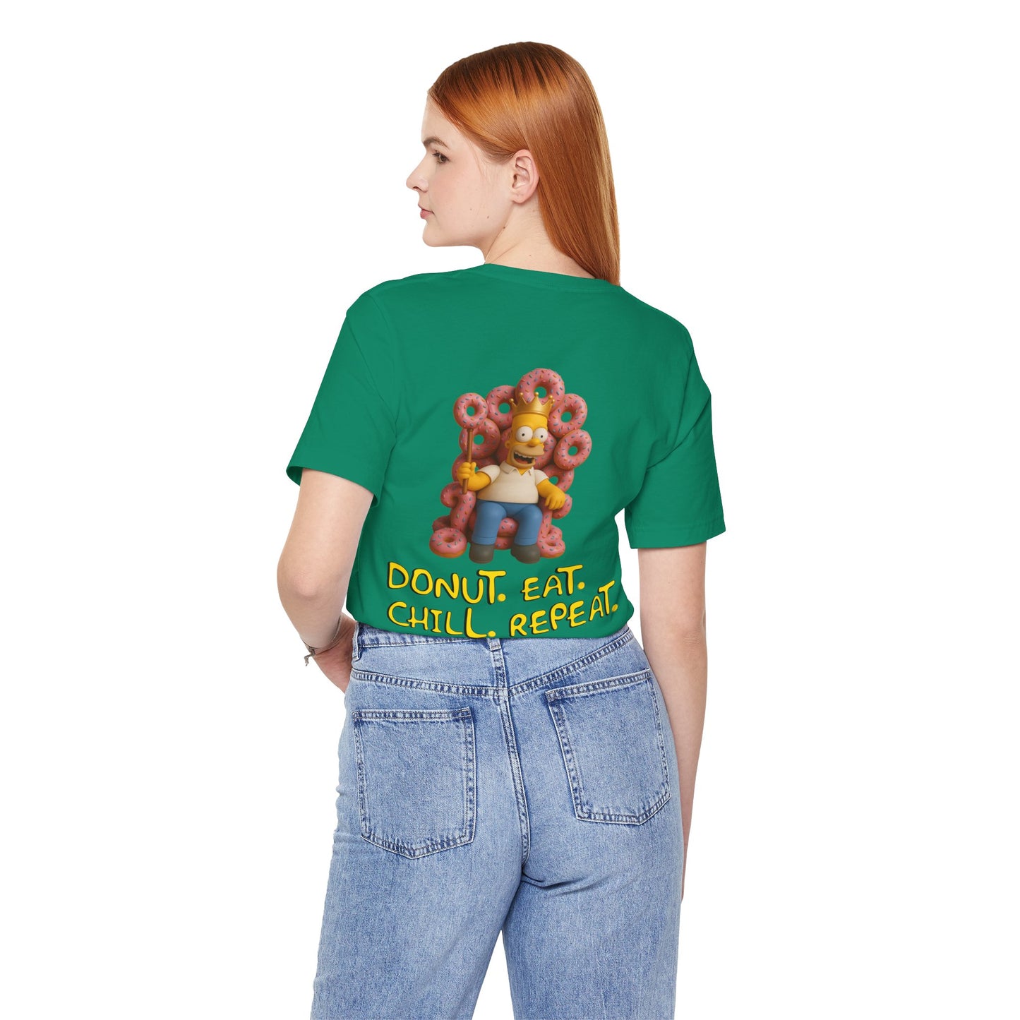 The Simpsons Donut Lover Tee - Funny Graphic T-Shirt -unisex