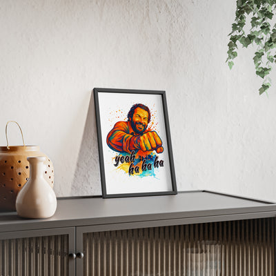 Funny Motivational Poster with Bud Spencer – 'Yeah Ha Ha Ha' 
