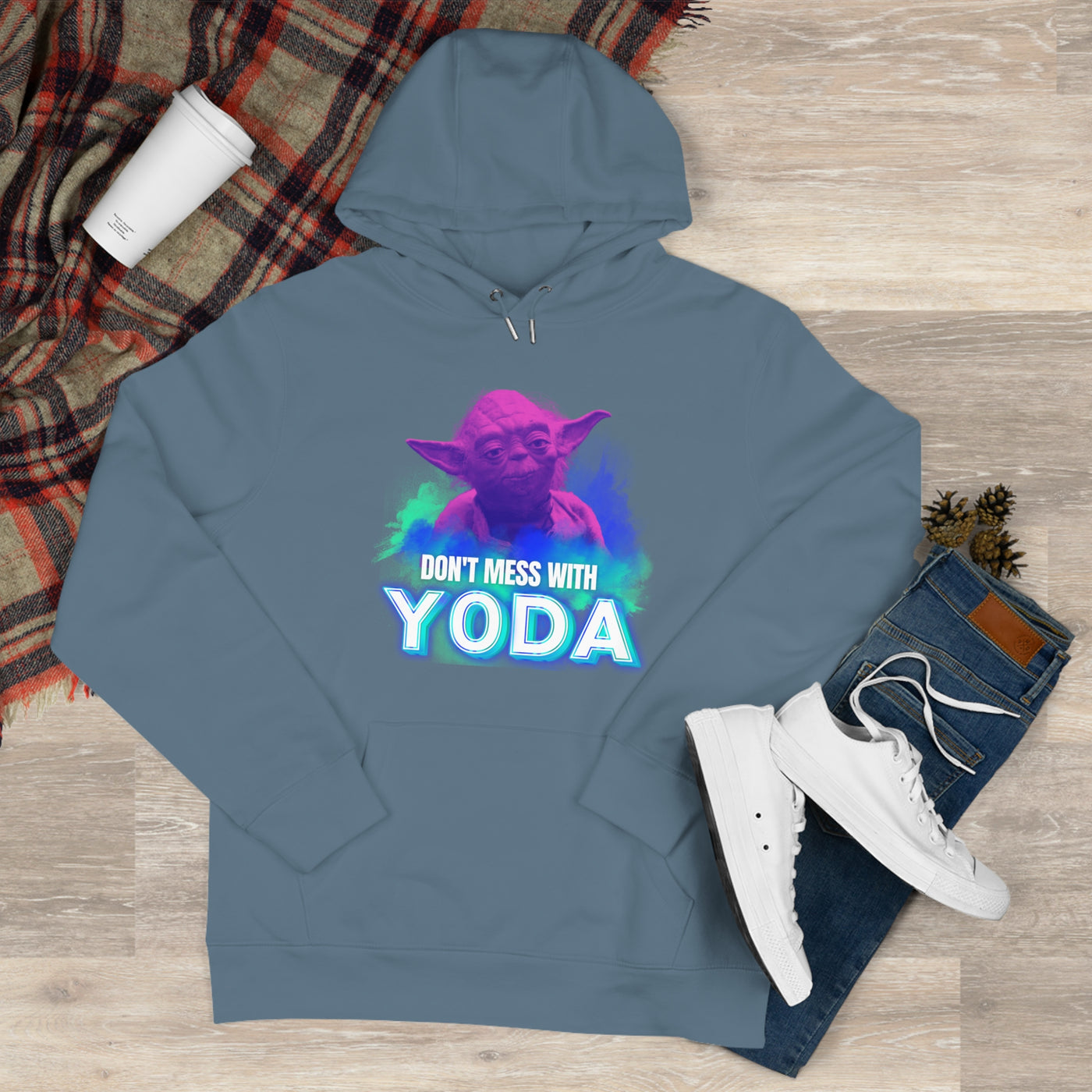 Don't Mess With Yoda Hooded Sweatshirt - starwars