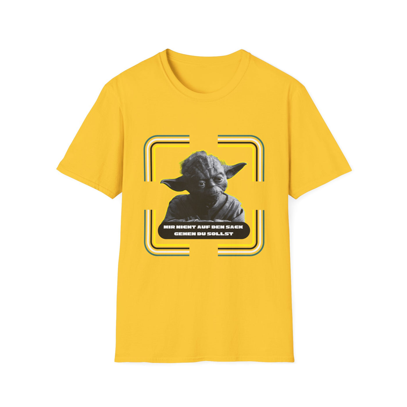 Yoda-Inspired Unisex T-Shirt - 'MIR NICHT AUF DEN... GEHEN DU SOLLST'