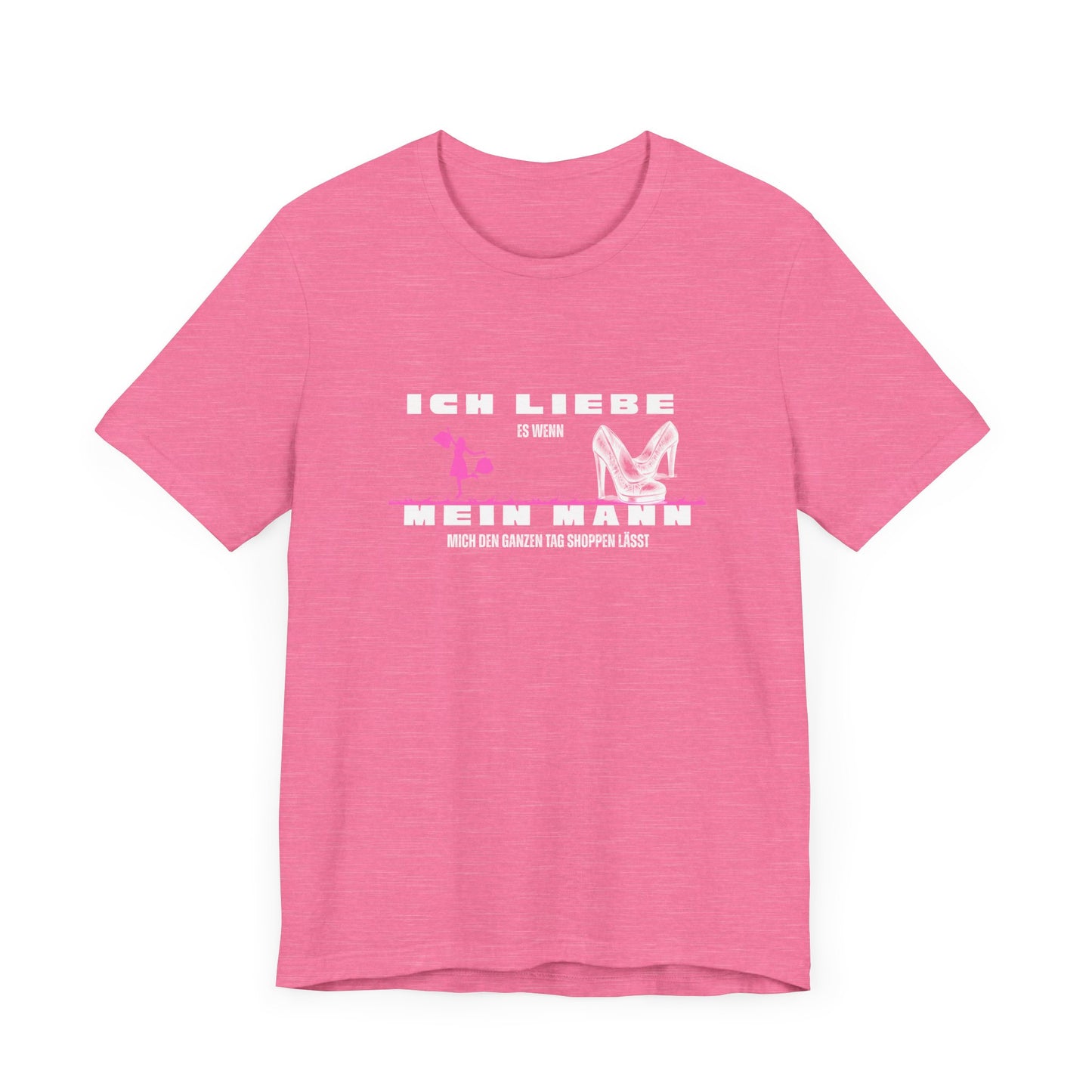 I Love My Husband "Shopping" Unisex Jersey Short Sleeve Tee