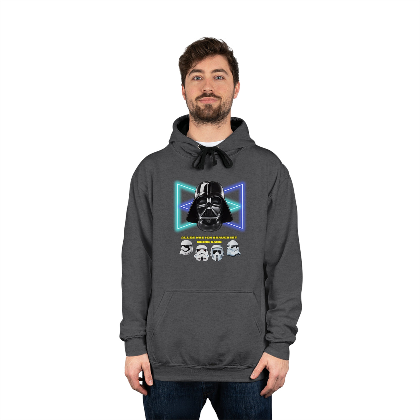 Darth Vader Retro Varsity Hoodie - Unisex Star Wars Apparel
