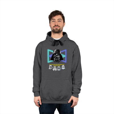 Darth Vader Retro Varsity Hoodie - Unisex Star Wars Apparel