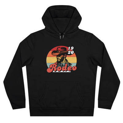 Retro Rodeo King Sweatshirt, Cowboy Hoodie, Western Apparel, Gift for Ranchers, Rodeo Fans, Cozy Hoodie for Men