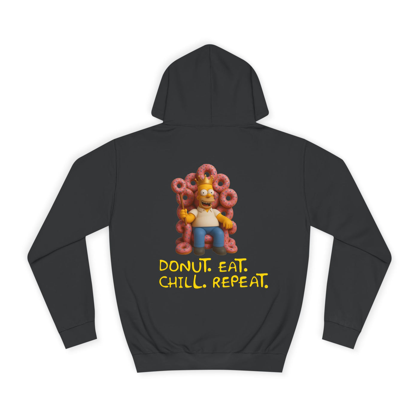 Funny Donut Lover Hoodie, Unisex College Hoodie, The Simpsons