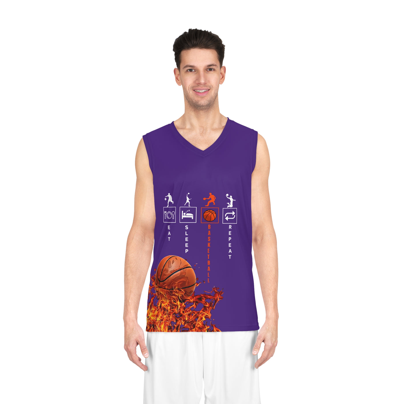 East sleep Basketball repeat - Dynamic Basketball Jersey | Sports Fan Apparel, Activewear,