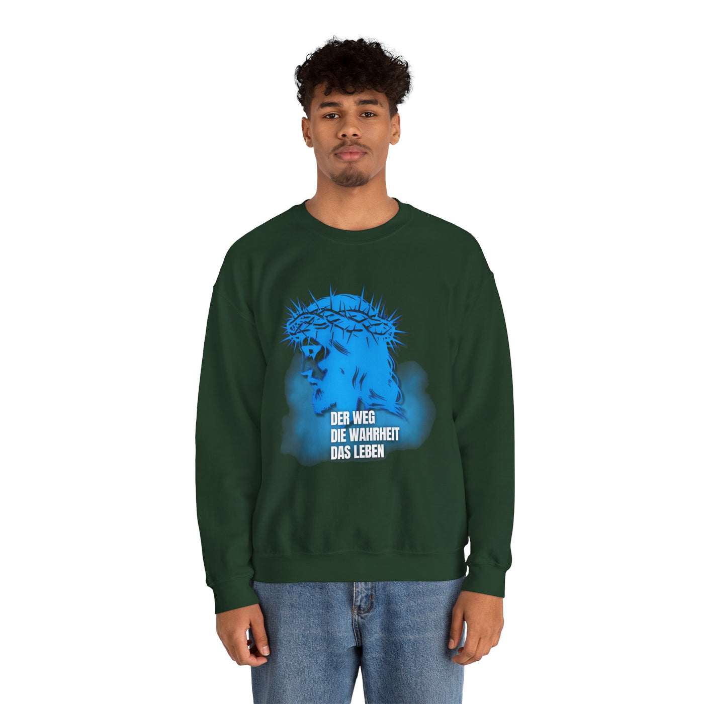 Sweatshirt Jesus "Der Weg - Die Wahrheit - Das Leben"
