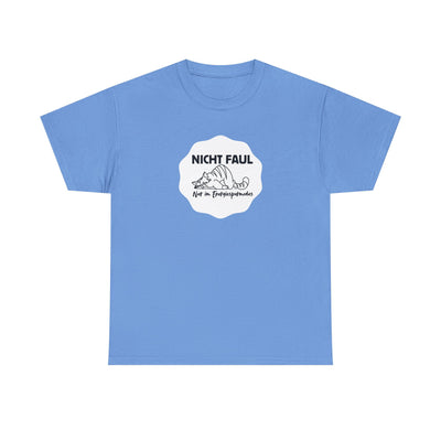 Funny Unisex Tee - "Not lazy just in energy saving mode"