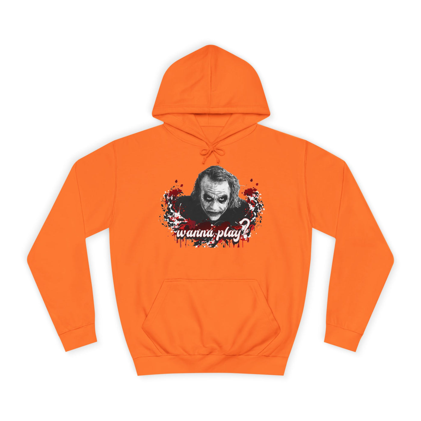 Joker "wanna play" college hoodie