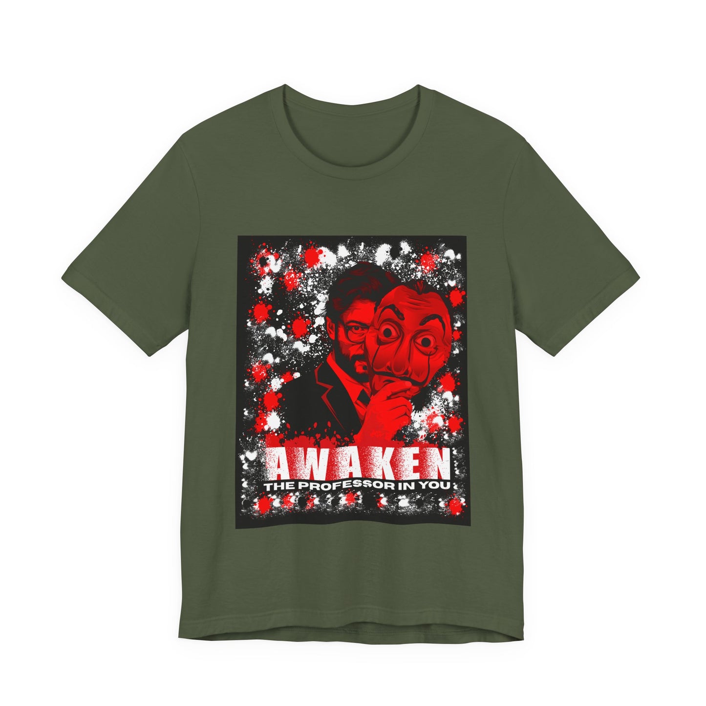 Awaken the Professor heist money Unisex Jersey Tee - Inspirational Graphic T-Shirt