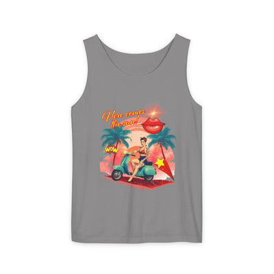 Retro Summer Vibes Tank Top Here comes the sun