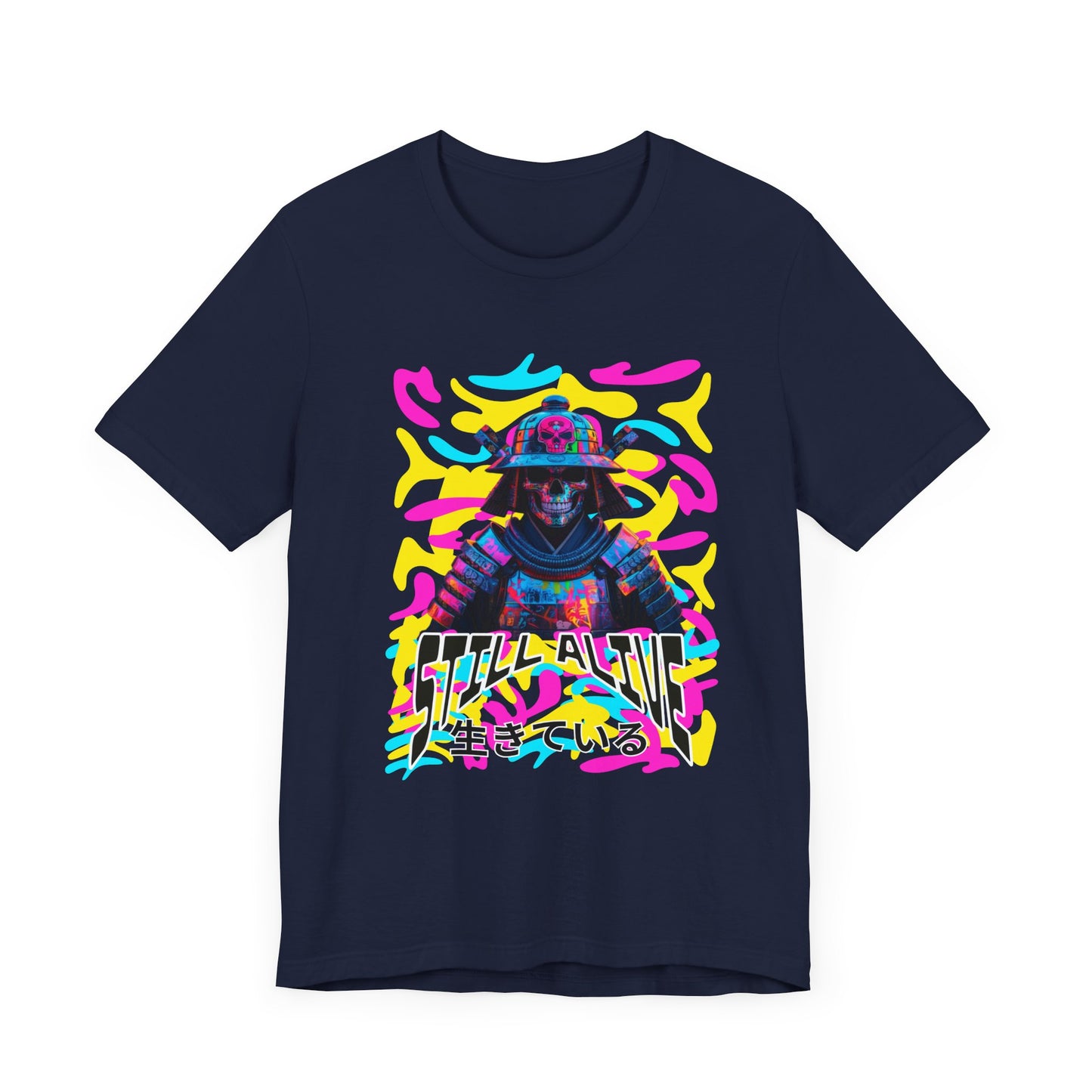 Samurai Still alive Shirt - mit Japanischer Schrift