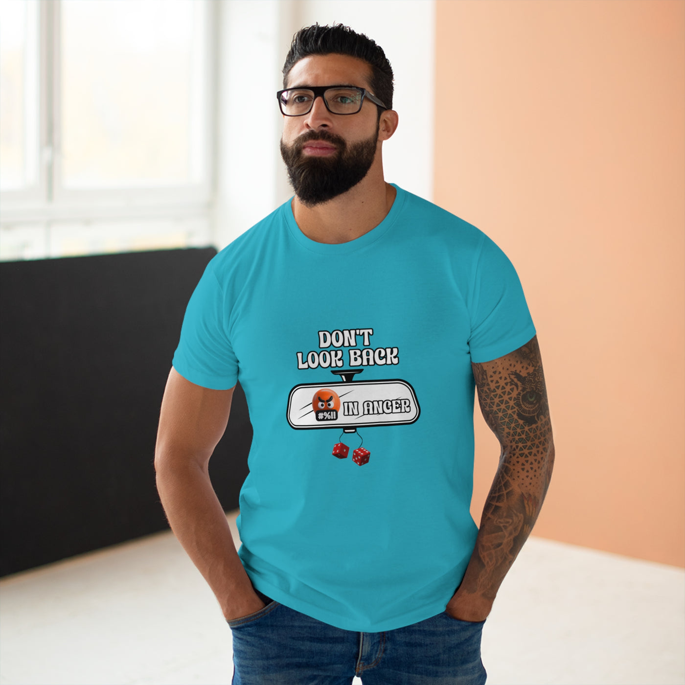 Don't Look Back in Anger Men's T-Shirt, Motivational