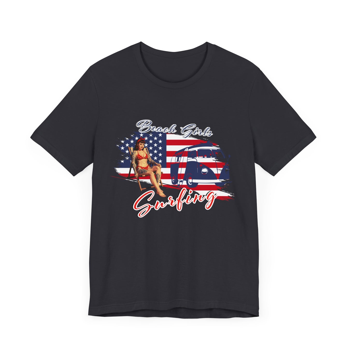 Beach Girls Surfing USA