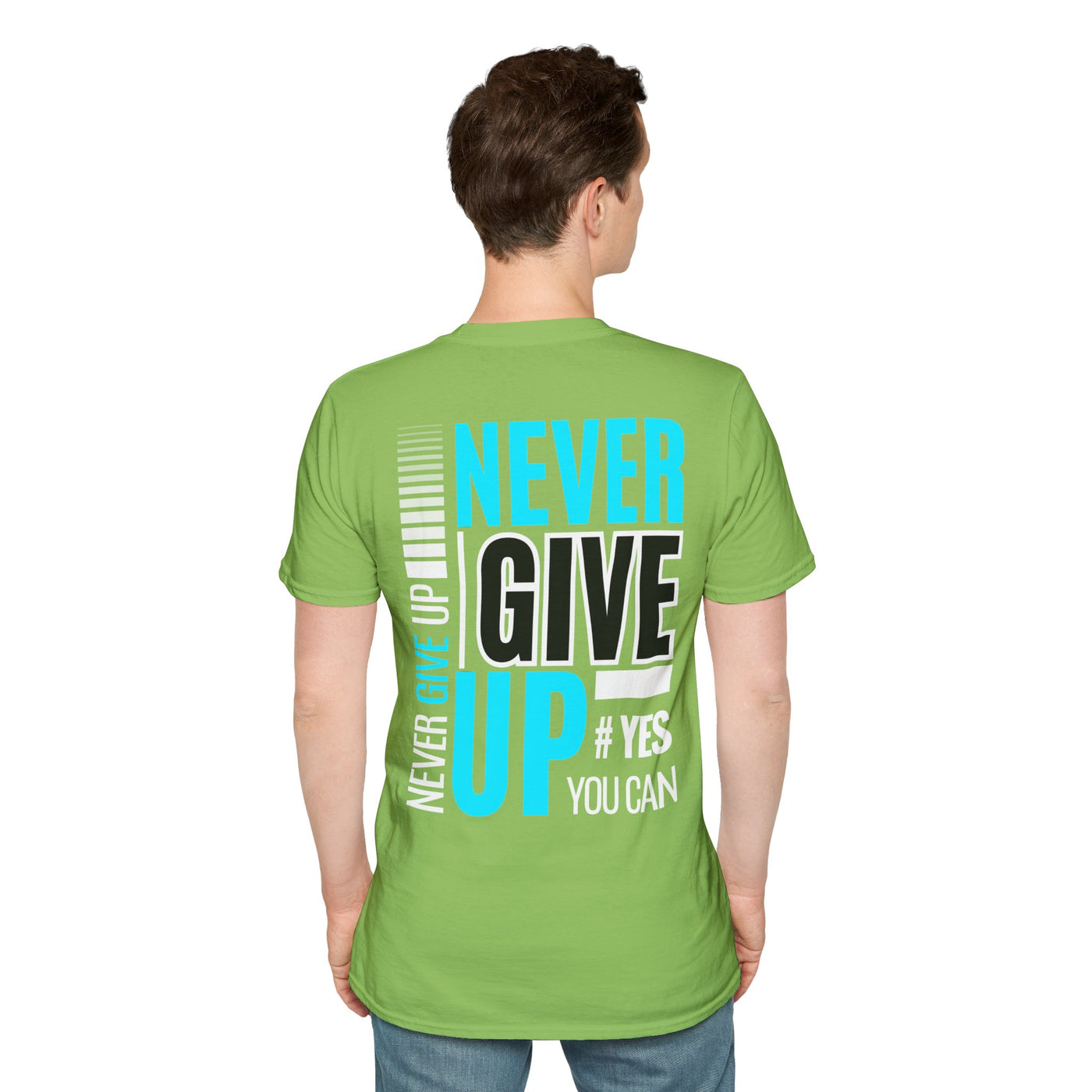 Unisex T-Shirt - Quit talking and start doing - Never give up...