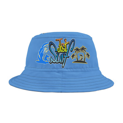 Tropical Surf Bucket Hat Fishing Hat - Beach Vibes, Perfect for Summer Adventures