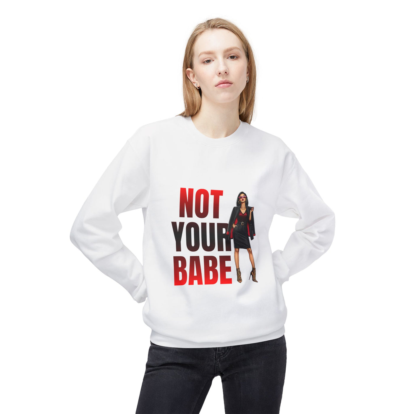 Bold Statement Sweatshirt for Confident Individuals | Perfect Gift for Friends, Not Your Babe Graphic, Casual Wear, Gift Idea, [...]