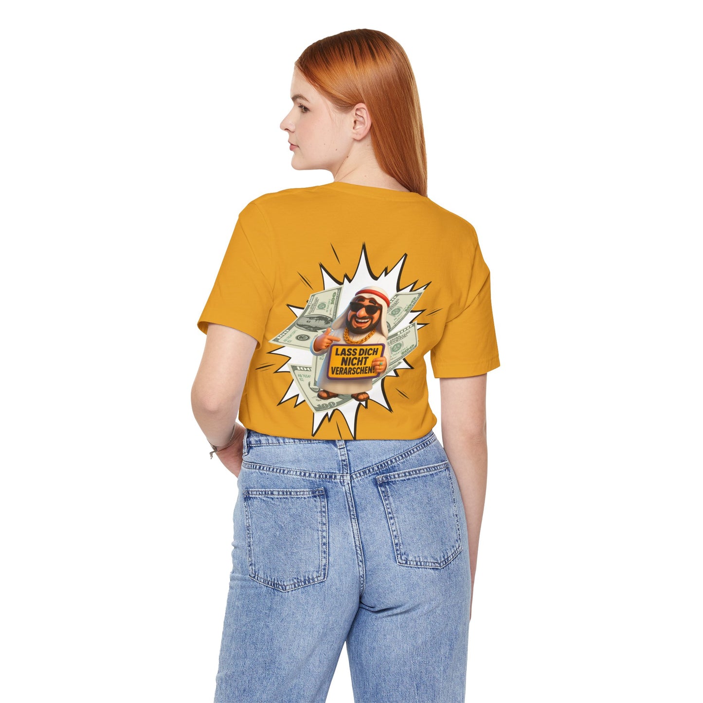 Bitcoins Dubai - Rosarote Welt - lass dich nicht verarschen T - Shirt