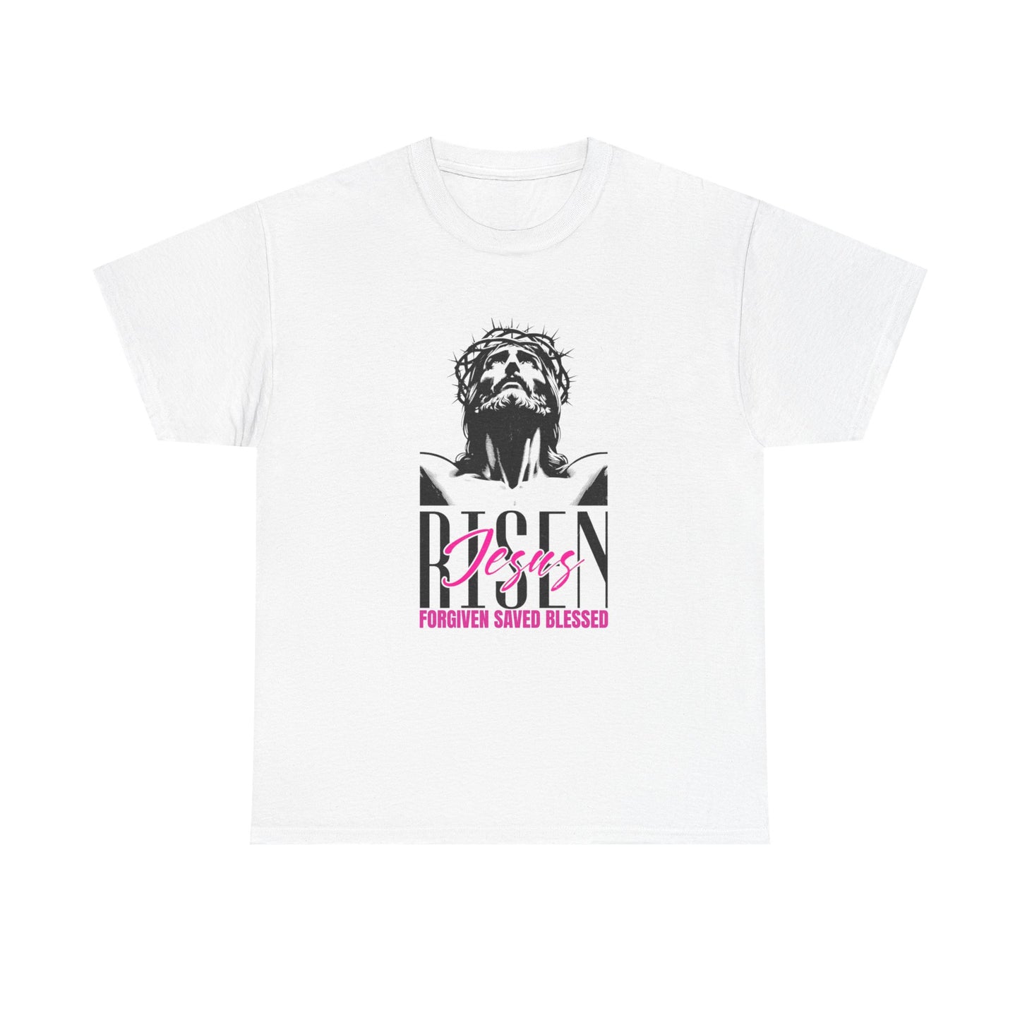 Jesus "Risen" Faith-Based Christian T-Shirt