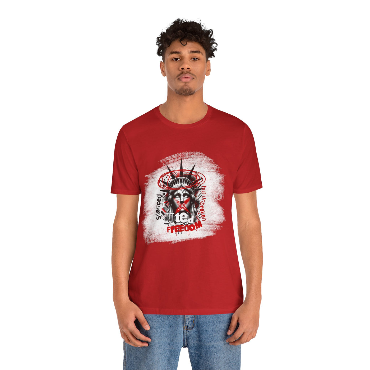 Freedom-Themed Unisex T-Shirt, Statue of Liberty - Freiheitsstatue