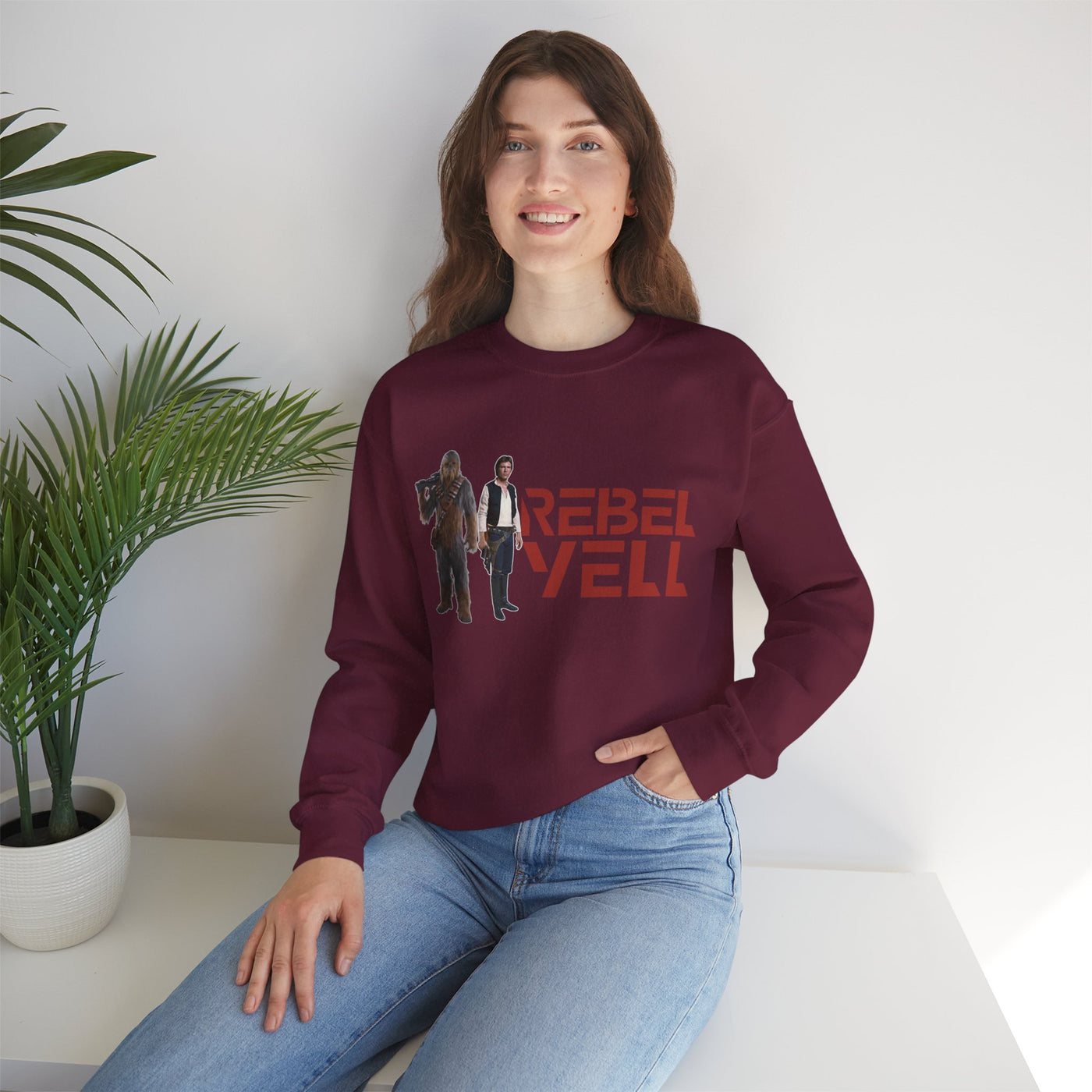 Rebel Yell Crewneck Sweatshirt – Retro Star Wars Style