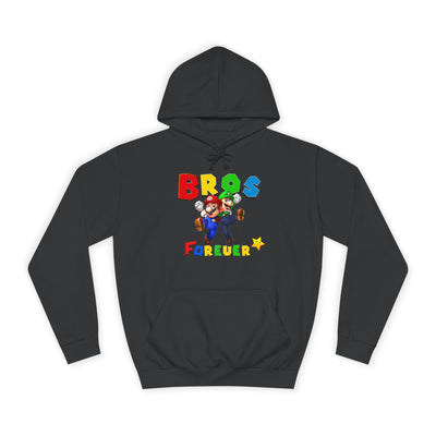 Super Bros College Hoodie, Unisex Gaming Hoodie