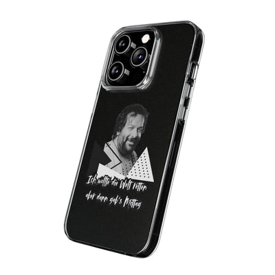 Handyhülle Unique Phone Cover, Ich wollte die Welt retten, dann gabs Mittag