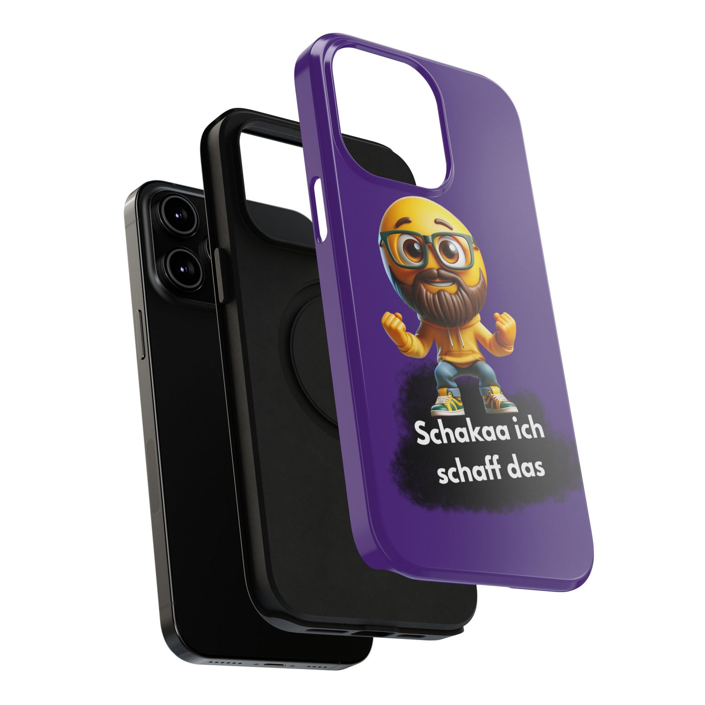 Motivational Impact-Resistant Phone Case - "Schakaa ich schaff das"