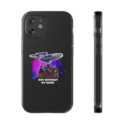 Galaxy-Inspired Soft Phone Case - Not Without My Gang, Star Trek Lovers Handyhülle
