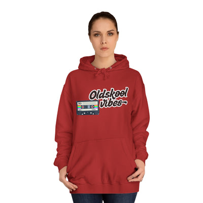Oldskool Vibes- Hooded Sweatshirt - 'Oldskool' Graphic