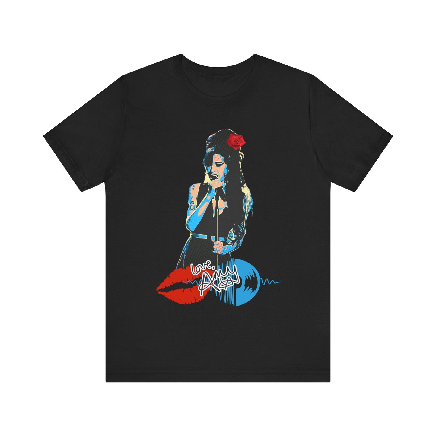 Amy Vintage-Inspired Music Lover's e T-Shirt
